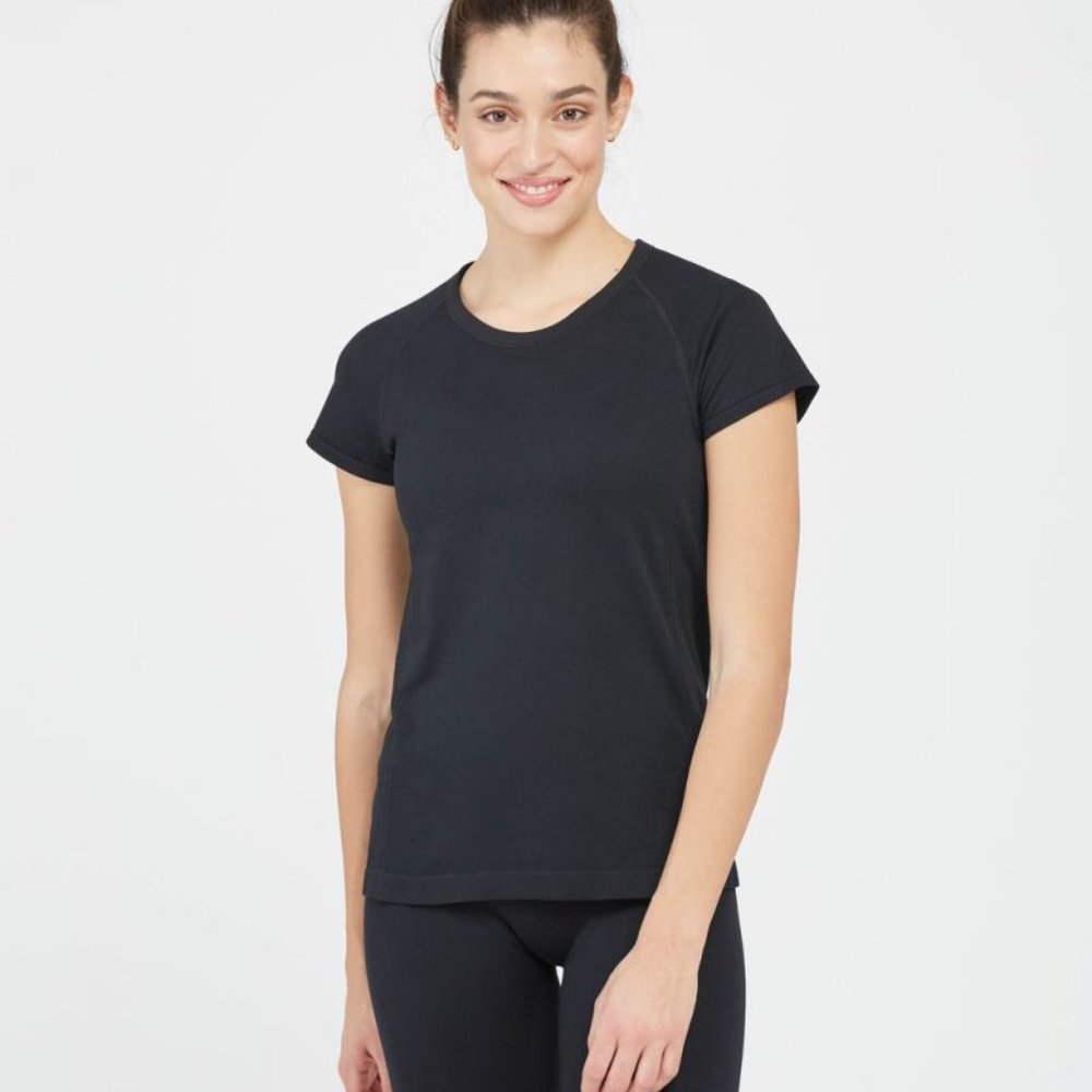 Spanx Look At Me Now Seamless Tee XL